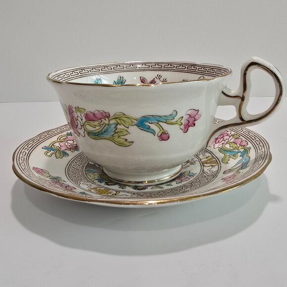 Royal Stafford - India Tree 5044 Vintage Tea Cup & Saucer, Hand Painted - Picture 1 of 7